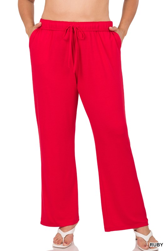 Plus Drawstring Lounge Pants