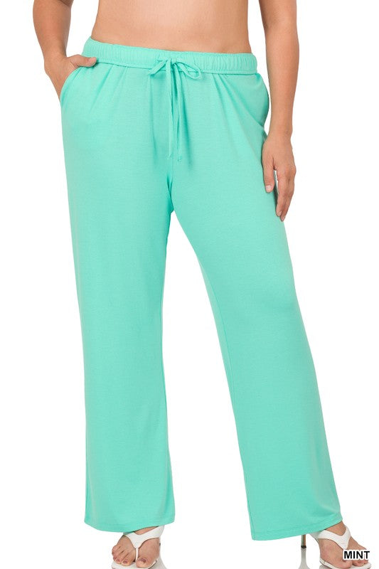 Plus Drawstring Lounge Pants