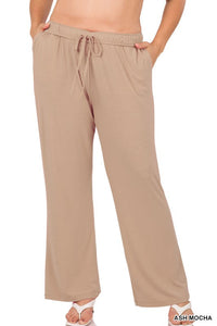 Thumbnail for Plus Drawstring Lounge Pants