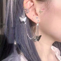 Thumbnail for 2022 New Fashion Sterling Silver 925 Earrings Snake Shaped Pierced Earmuff Earrings for Women