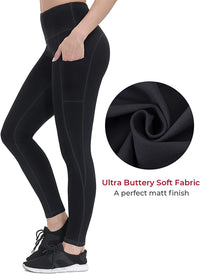 Thumbnail for Anti-Nail Leggings for Women, Non-See-Through Yoga Pants with Phone Pockets, Tummy Control Full-Length/Capri Tights