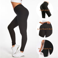 Thumbnail for Women TIK Tok Leggings Bubble Textured Leggings Butt Lifting Yoga Pants Black Amazon Banned