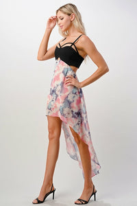 Thumbnail for High Low Maxi Print Cami Top Dress