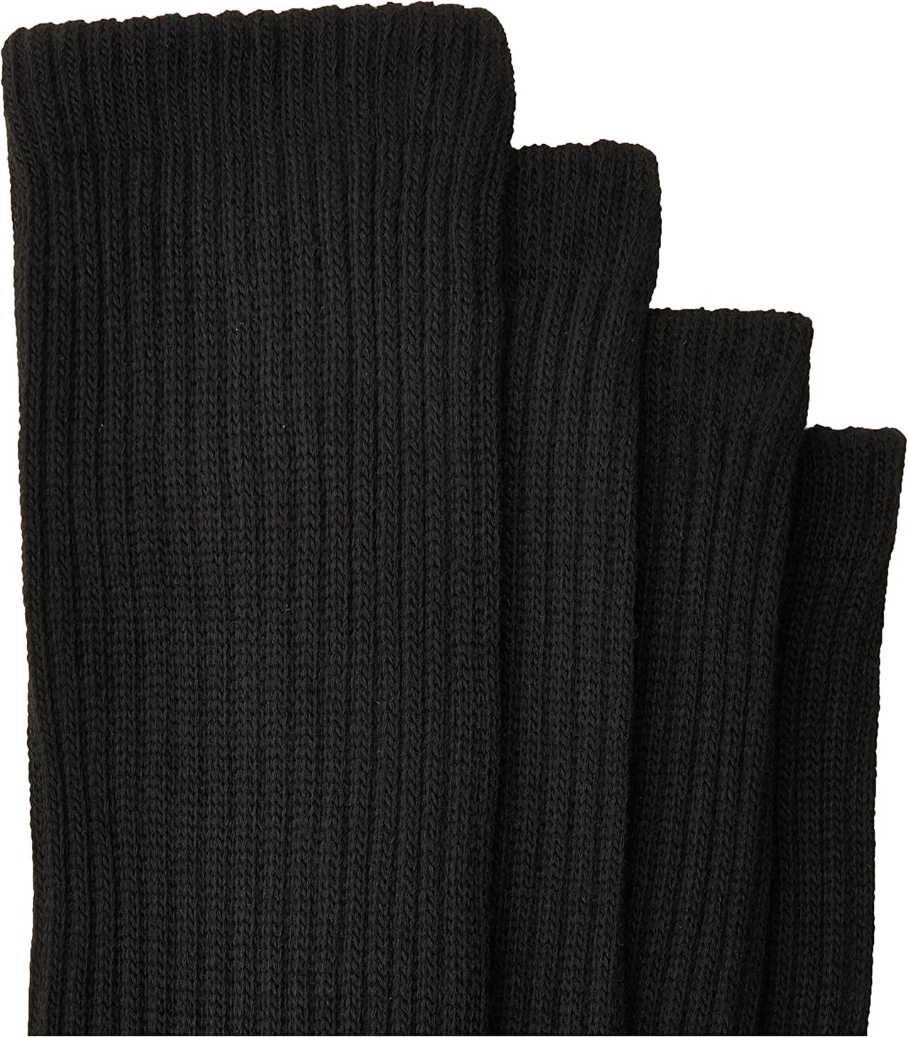 Men'S Polyester Half Cushion Crew Socks, 12-Pairs