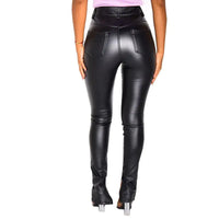 Thumbnail for On The Run High Waist Slimming Faux Leather Pants