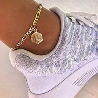 Thumbnail for Dainty-A-Z-letter-Anklet-Hexagon-Shaped-Initial-Ankle-Bracelet-Stainless-Steel-Feet-Jewelry-Leg-Chain_d80b1ae7-3910-4b07-967b-6c0255d3d655