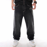 Thumbnail for Nanaco Man Loose Baggy Jeans Hiphop Skateboard Denim Pants Street