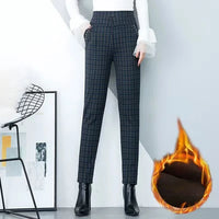 Thumbnail for New 2021 Autumn Winter Middle Aged Women Velvet Elastic High Waist