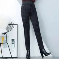 Thumbnail for New 2021 Autumn Winter Middle Aged Women Velvet Elastic High Waist