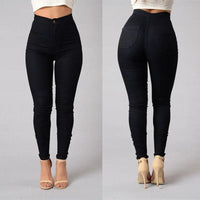 Thumbnail for HOT SALE Women Denim Skinny Jeggings Pants High Waist Stretch Jeans