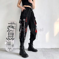 Thumbnail for Women Cargo Pants 2023 Harem Pants Fashion Punk Pockets Jogger