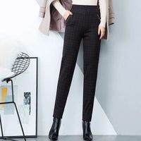 Thumbnail for New 2021 Autumn Winter Middle Aged Women Velvet Elastic High Waist