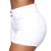 Thumbnail for Denim Shorts White Pockets | Jean Shorts Women Summer White | White