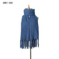 Thumbnail for Luxury Cashmere Bright Solid Colors Women Scarf Winter Shawl And Wrap