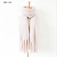 Thumbnail for Luxury Cashmere Bright Solid Colors Women Scarf Winter Shawl And Wrap