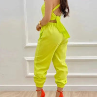 Thumbnail for Women's Jumpsuit Elegant Sexy Suspender Printed Jumpsuits Casual Hip