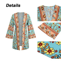 Thumbnail for Bohemian Casual Cloak Cardigan for Swimsuit woman 2024 Summer Beach