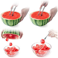 Thumbnail for Watermelon Cutter Slicer Stainless Steel Watermelon Cube Cutter Safe