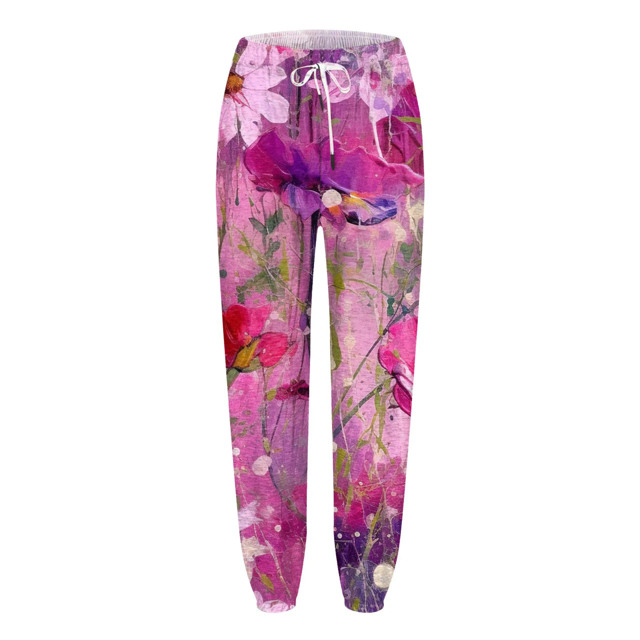 Pants For Women Summer Autumn Print Bottom Sweatpants Pockets High