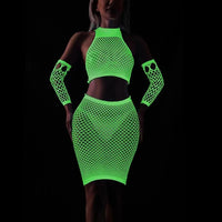 Thumbnail for Luminous Women's Sexy Bodycon Dress Hollow Out Party Dress Sexy