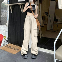 Thumbnail for Y2k  Cargo Pants For Women Parachute Sweatpants Streetwear Oversize