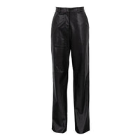 Thumbnail for New In PU Faux Leather Pants Women High Waist Fleece Lined Winter