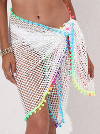 Thumbnail for Women Bikini Cover Ups Shawl Summer Casual Fishnet Cutout Swimsuit