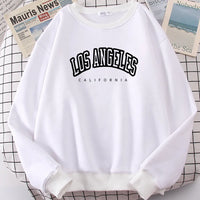 Thumbnail for Los Angeles California City Streetwear Sweatshirt For Women Loose