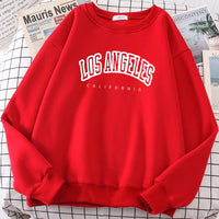 Thumbnail for Los Angeles California City Streetwear Sweatshirt For Women Loose