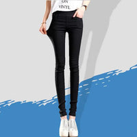 Thumbnail for Women Summer Elastic Casual Stretch Skinny Leggings Slim Pencil Pants