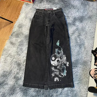 Thumbnail for JNCO Y2K Baggy Jeans men vintage Embroidered high quality jeans Hip