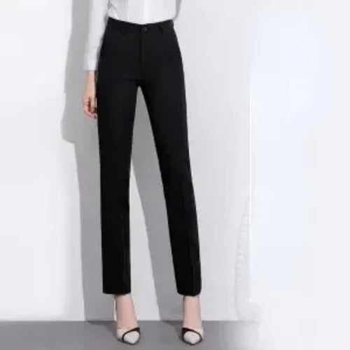 YASUGUOJI Suit Pants Woman High Waist Office Ladie Ashion Formal Work