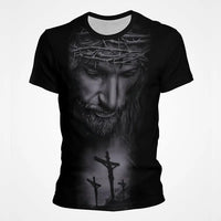 Thumbnail for Jesus Christ 3D Print T-shirts Men Clothing Summer Fashion Casual