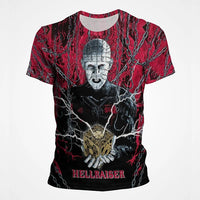 Thumbnail for Horror Movie Hellraiser T-Shirts Scary 3D Printed Streetwear Men Women