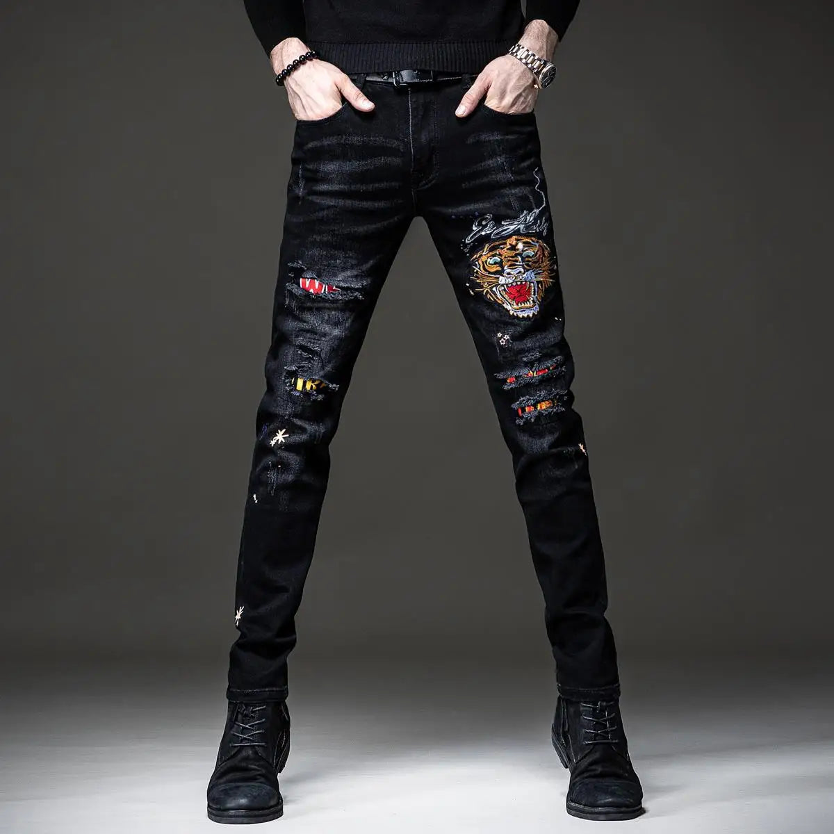 Luxury Casual Pants for Men 2023 New Summer Korean Designer Men's