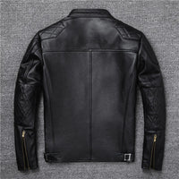 Thumbnail for Spring and Autumn Natural Cowhide Motorcycle Jackets Men Genuine