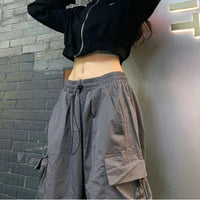 Thumbnail for Y2k  Cargo Pants For Women Parachute Sweatpants Streetwear Oversize