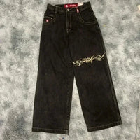 Thumbnail for JNCO Y2K Baggy Jeans men vintage Embroidered high quality jeans Hip