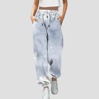 Thumbnail for Women'S Vintage Printed Trousers Casual Loose Printed Christmas