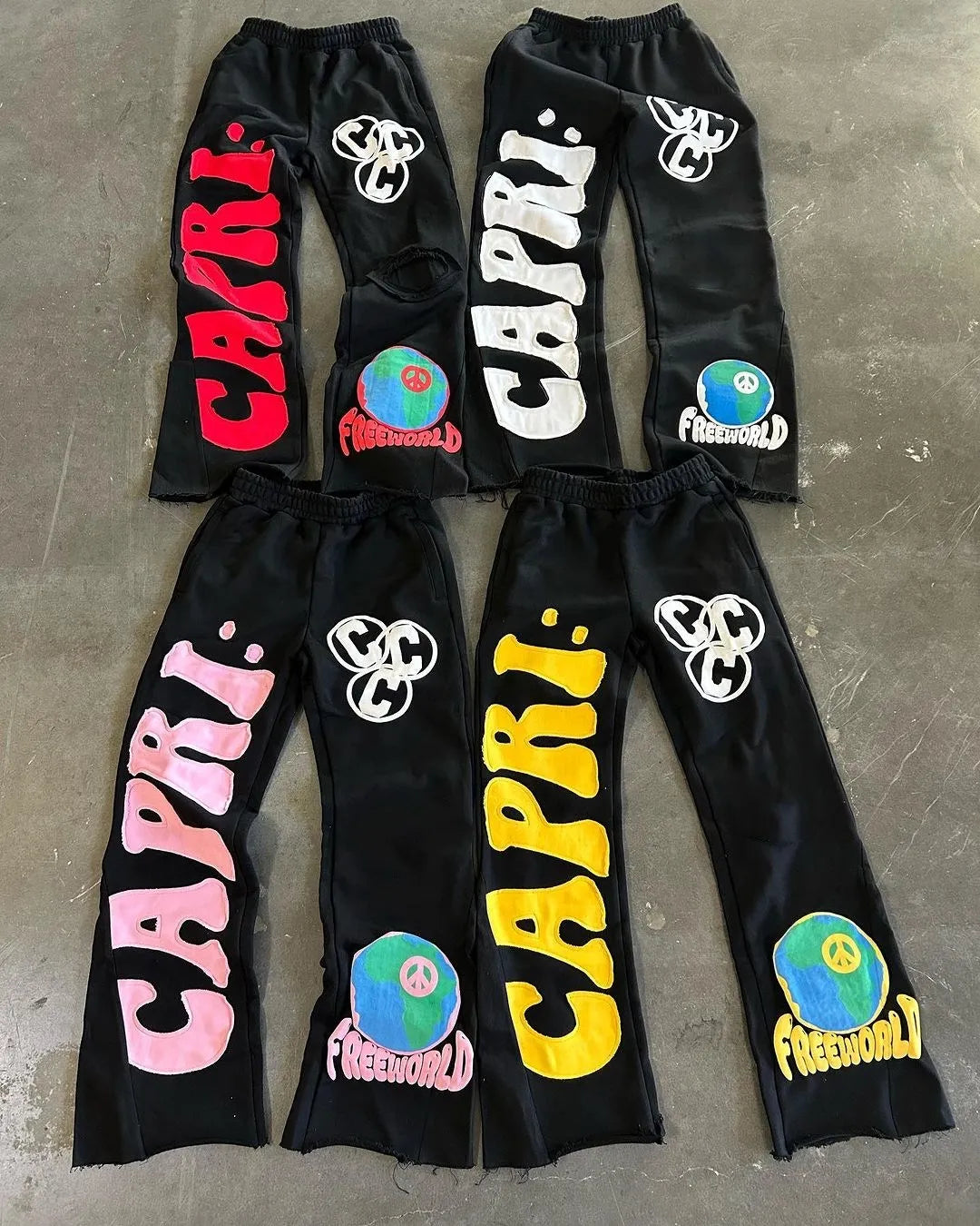 Y2K Women's Men's pants 90s vintage clothes streetwear kpop dance