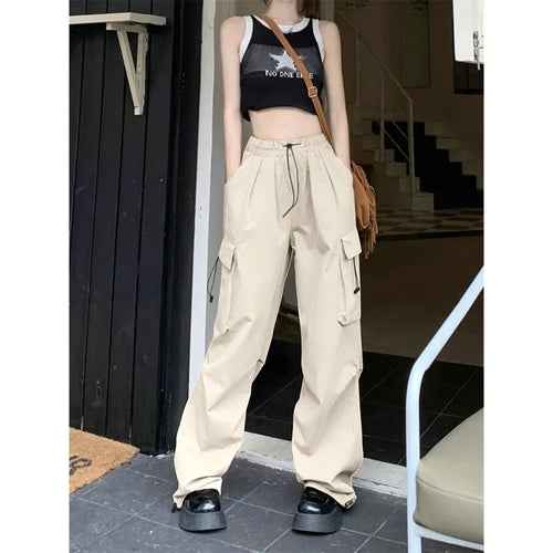 Y2k  Cargo Pants For Women Parachute Sweatpants Streetwear Oversize