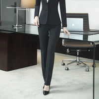 Thumbnail for YASUGUOJI Suit Pants Woman High Waist Office Ladie Ashion Formal Work