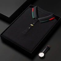 Thumbnail for Premium Luxury Brand Long Sleeve 100% Cotton POLO Shirt Men Spring and