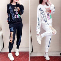 Thumbnail for Casual Sweat Suits 2022 Spring Autumn New Women's Tracksuit Fashion