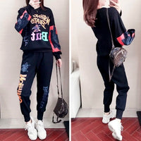 Thumbnail for Casual Sweat Suits 2022 Spring Autumn New Women's Tracksuit Fashion