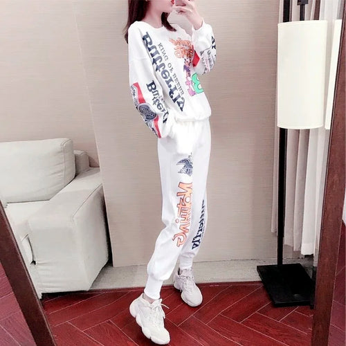 Casual Sweat Suits 2022 Spring Autumn New Women's Tracksuit Fashion