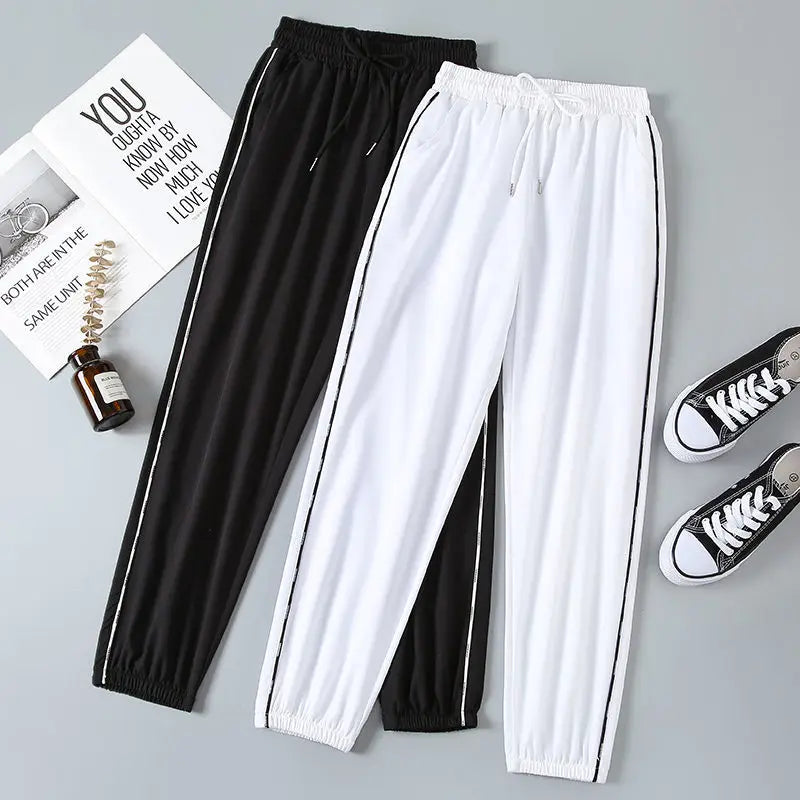 Harajuku colorful striped Pants For Women Trousers 2022 Streetwear