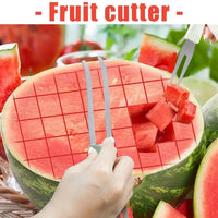 Thumbnail for Watermelon Cutter Slicer Stainless Steel Watermelon Slicer Fork Cutter