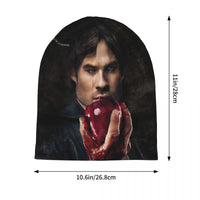 Thumbnail for Damon Salvatore The Vampire Diaries Skullies Beanies Hat Horror Casual