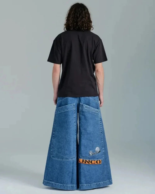 JNCO Y2K Baggy Jeans men vintage Embroidered high quality jeans Hip